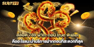 สล็อต 789 ฝาก-ถอน true wallet คืออะไรแนะนำบริการฝากถอนที่สะดวกที่สุด